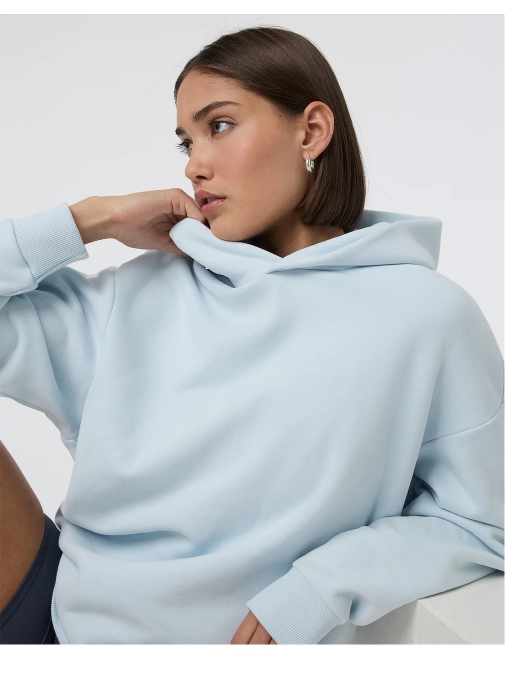 Vuori Light Blue Restore Oversized Hoodie